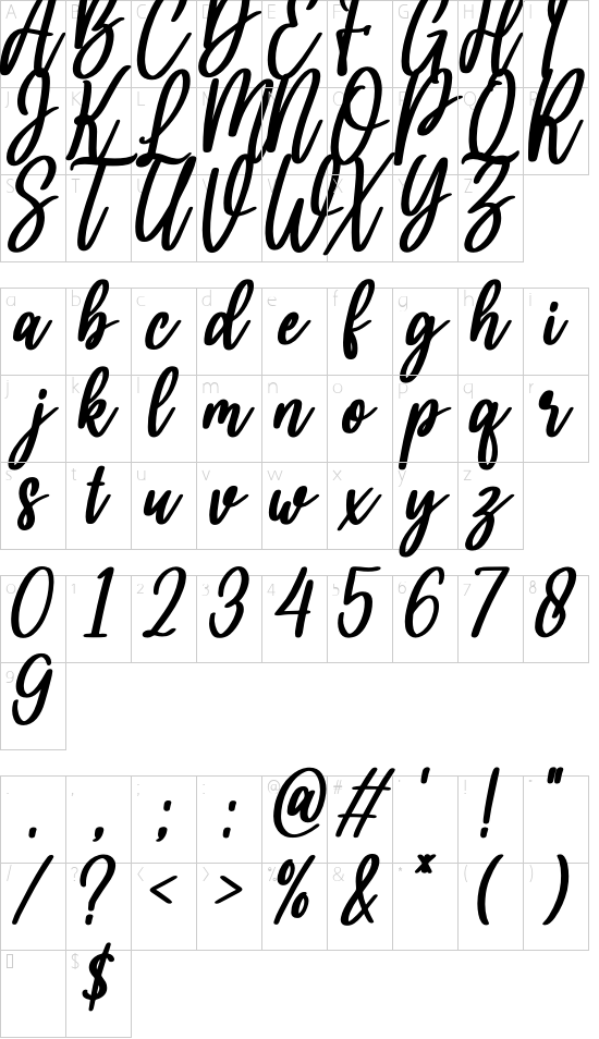 hello bella bold italic Bold Italic font character map
