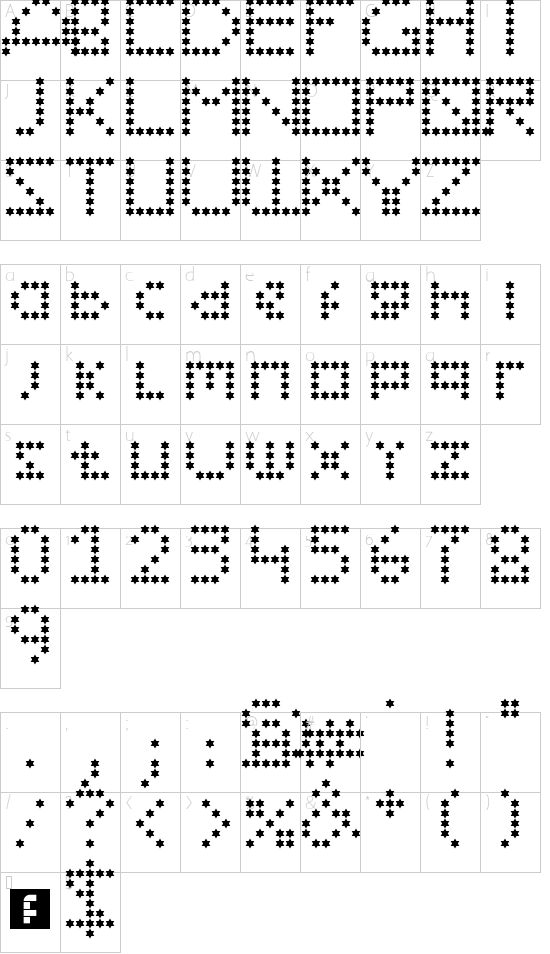 WendyMupke Regular font character map