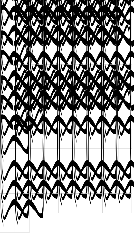 Necrophylac font character map