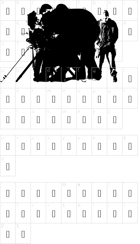 fenotype dings # people 0.5 font character map