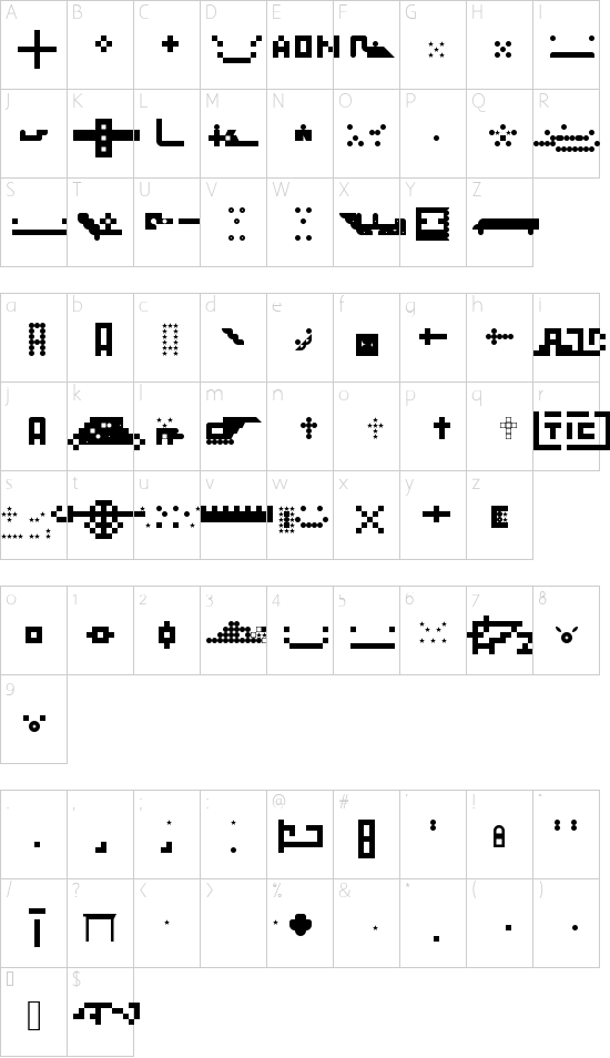 Block Shape Regular font details - Font2s.com