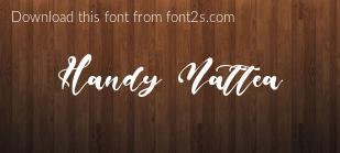 Handy Mattea font details - Font2s.com